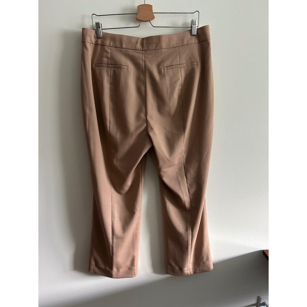 NWT J.Crew Trousers Camel Tan 14 Nova Fides Italian Wool Blend Pockets - Picture 6 of 10